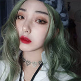 Vintage Heart Chains Choker Necklace for Women Egirl Cosplay Jewelry