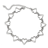 Kpop Vintage Harajuku Heart Chains Choker Necklace