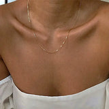 Kpop Women Neck Chain Choker Necklaces Minimalist Pendant Jewelry Choker Collar
