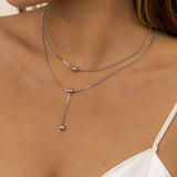 Kpop Women Neck Chain Choker Thin Chain Pendant Jewelry Choker Collar
