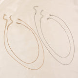 Kpop Women Neck Chain Choker Thin Chain Minimalist Pendant Jewelry For Girl