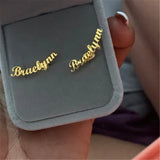 Personalized Name Stud Earrings Stainless Steel Letter Studs