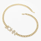 Zirconia Ankle Bracelet Stainless Steel Personalized Bracelet for Women