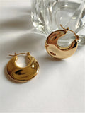 Kshmir French Circle Metallic Earrings Retro Earrings Female Earrings