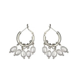 Kashmir Fresh Water Pearl Women's Round Earrings