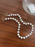 Kashmir Sense Pearl Necklace Spring and Rice Beads Choker