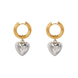 Kshmir Heart-shaped Pearl Earrings for Women