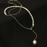 Kshmir Irregular Freshwater Pearl Adjustable Necklace