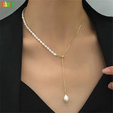Kshmir Irregular Freshwater Pearl Adjustable Necklace