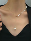 Kshmir Irregular Freshwater Pearl Adjustable Necklace