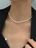 Kshmir Irregular Freshwater Pearl Adjustable Necklace