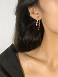 Kashmir Freshwater Pearl Tassel Earrings Feminine Jewelry