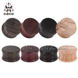 Kubooz Wood Ear Plugs Tunnels Body Piercing Jewelry Earring Expanders