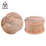 Kubooz Wood Ear Plugs Tunnels Body Piercing Jewelry Earring Expanders