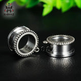 Kubooz Retro Pendant Ear Expansion Body Piercing Earrings 6-30mm