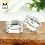 Kubooz Acrylic Comic Logo Ear Tunnels Stretchers 2PCS
