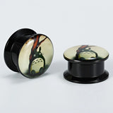 Kubooz Acrylic Ear Plugs Tunnels Gauges Logo Picture 10mm 00g