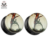 Kubooz Acrylic Ear Plugs Tunnels Gauges Logo Picture 10mm 00g