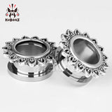 Kubooz Stainless Steel Piercing Gauges Ear Plug and Tunnel