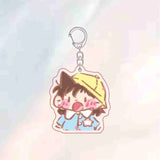 Shinichi & Ran Detective Conan Acrylic Keychain - Q Version Anime Key Chain