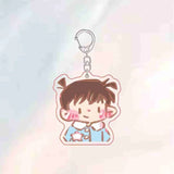 Shinichi & Ran Detective Conan Acrylic Keychain - Q Version Anime Key Chain