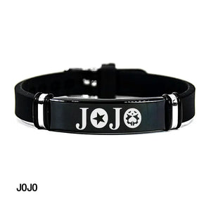 JoJo's Bizarre Adventure Bracelet Couples Jewelry Stainless Silver Bracelet