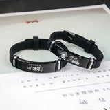 JoJo's Bizarre Adventure Bracelet Couples Jewelry Stainless Silver Bracelet