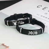JoJo's Bizarre Adventure Bracelet Couples Jewelry Stainless Silver Bracelet