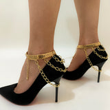 Multilayer Chain High Heel Anklet Foot Jewelry Gift