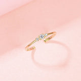 Bohemian 925 Silver Rings for Women Adjustable Ring Wedding