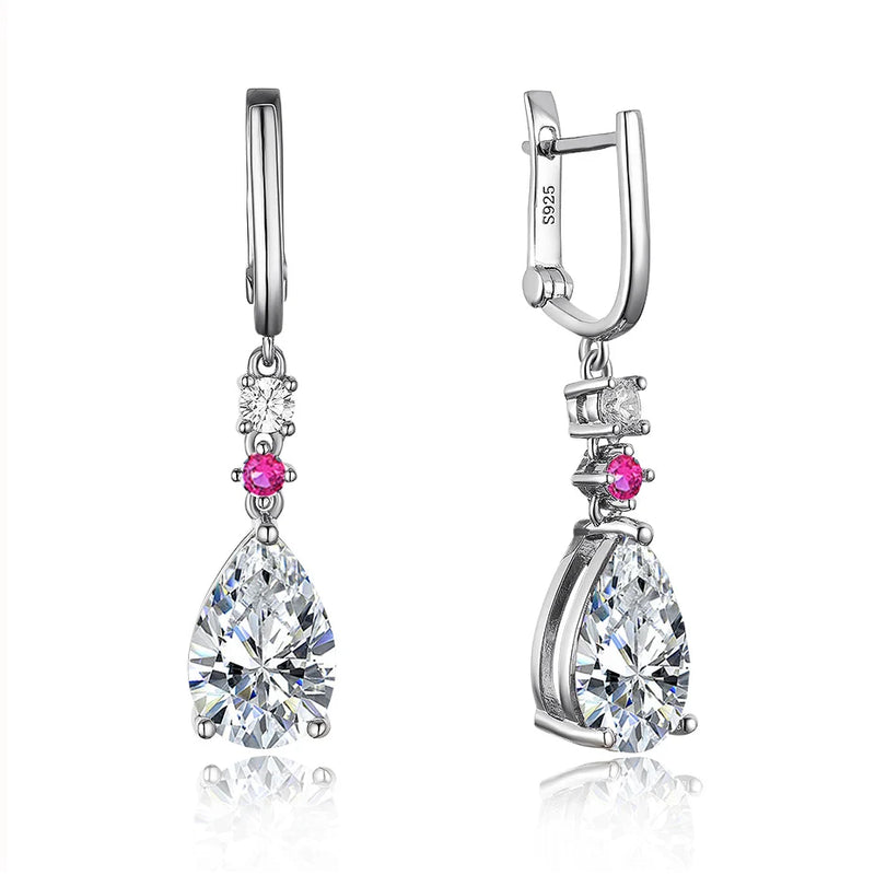 Diaspore Gemstone Clip Earrings 925 Sterling Silver Wedding Jewelry
