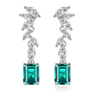 Diaspore Gemstone Drop Earrings 925 Sterling Silver Engagement Jewelry