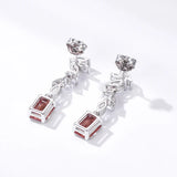 Diaspore Gemstone Drop Earrings 925 Sterling Silver Engagement Jewelry