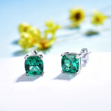 Sterling Silver Diaspore Gemstone Stud Earrings