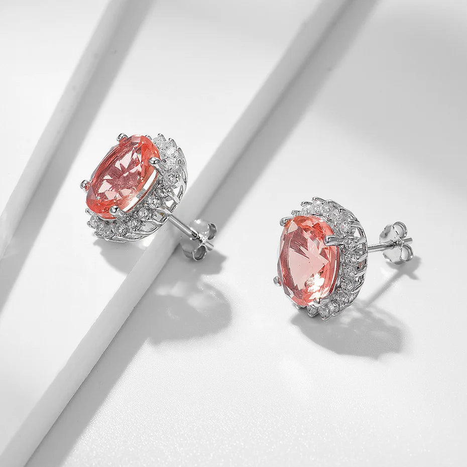 925 Sterling Silver Sultanite Stud Earrings for Women
