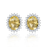 925 Sterling Silver Sultanite Stud Earrings for Women