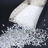 Kuololit D/VVS1 Loose Moissanite 0.8-3.0mm Round Brilliant Cut for Jewelry