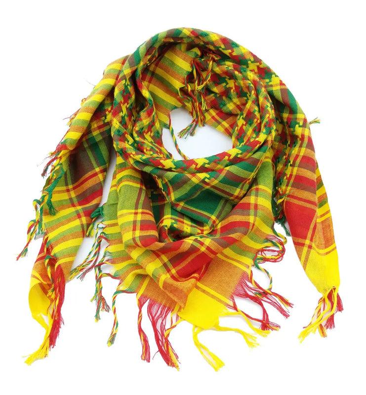 Kurdischen Flagge Rojava Scarf Shemagh Keffiyeh Kurdistan Flag Kurdish Necklace