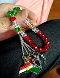Kurdish Flag Necklace Prayer Beads Koerdische Tasbih Kurdistan Map Kurde