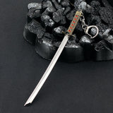 Ichigo Sword Keychain Bleach Cosplay Accessories Toushirou Katana Bag Charm Toy
