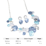 Kuuipo Geometry Circle Necklace Round Enamel Choker for Women