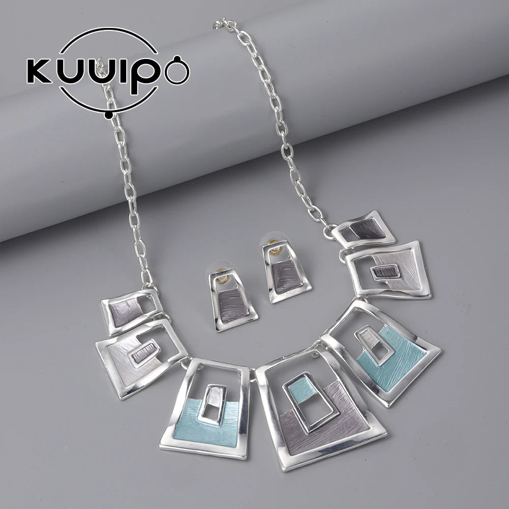 Kuuipo Vintage Bohemian Chain Collar Choker Necklace for Women