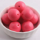 Kwoi Vita' Acrylic Solid Beads 100pcs/lot Colorful Bubble Chunky Beads