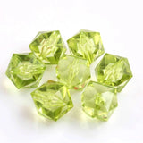 Kwoi Vita' 20MM 100pcs Acrylic Transparent Ice Cube Beads DIY Bracelet Necklace