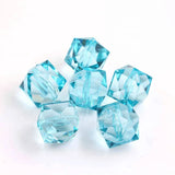 Kwoi Vita' 20MM 100pcs Acrylic Transparent Ice Cube Beads DIY Bracelet Necklace