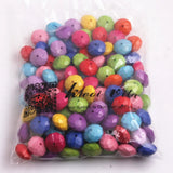 Kwoi Vita' 22MM Acrylic Rondelle Beads 80pcs DIY Chunky Bracelet Necklace Making
