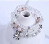 Multilayer Elephant Charm Bracelet Set for Women