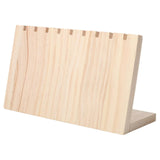 Wood L Shape Jewelry Stand Organizer Display