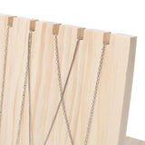 Wooden L Shape Necklace Jewelry Stand for Pendant Chain