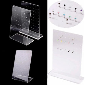 Clear Acrylic Earring Holder Display Stand Organizer